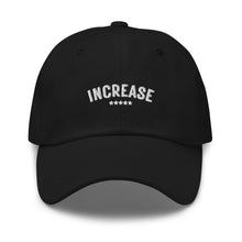 Load image into Gallery viewer, White on Black Increase Hat
