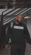Load and play video in Gallery viewer, Rich Christian Black Unisex Premium Sweatshirt
