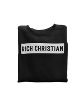 Load image into Gallery viewer, Rich Christian Black Unisex Premium Sweatshirt
